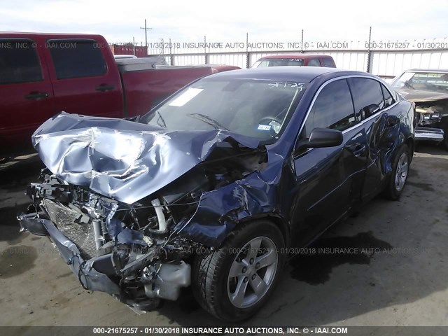 1G11B5SL5EF132414 - 2014 CHEVROLET MALIBU LS 蓝色 照片 2