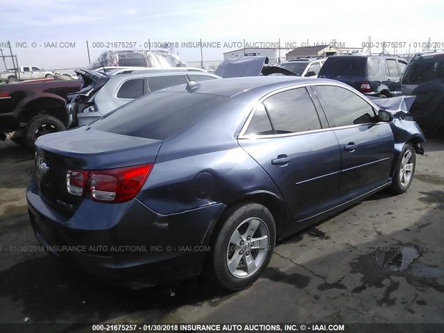 1G11B5SL5EF132414 - 2014 CHEVROLET MALIBU LS 蓝色 照片 4