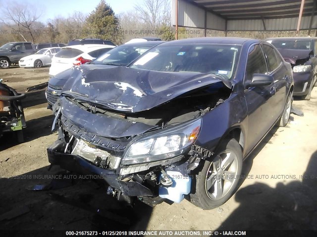 1G11B5SL5FF270973 - 2015 CHEVROLET MALIBU LS PURPLE photo 2
