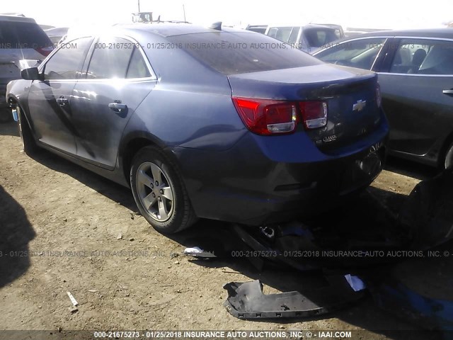 1G11B5SL5FF270973 - 2015 CHEVROLET MALIBU LS PURPLE photo 3