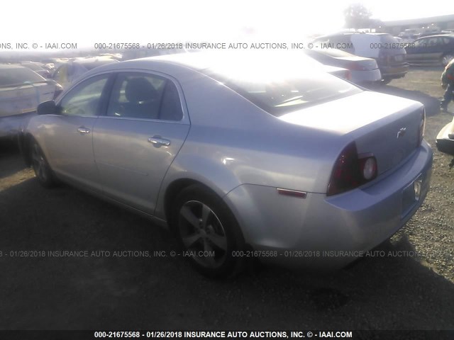 1G1ZC5E03CF272962 - 2012 CHEVROLET MALIBU 1LT 银色 照片 3