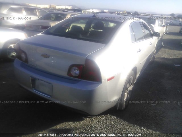 1G1ZC5E03CF272962 - 2012 CHEVROLET MALIBU 1LT 银色 照片 4
