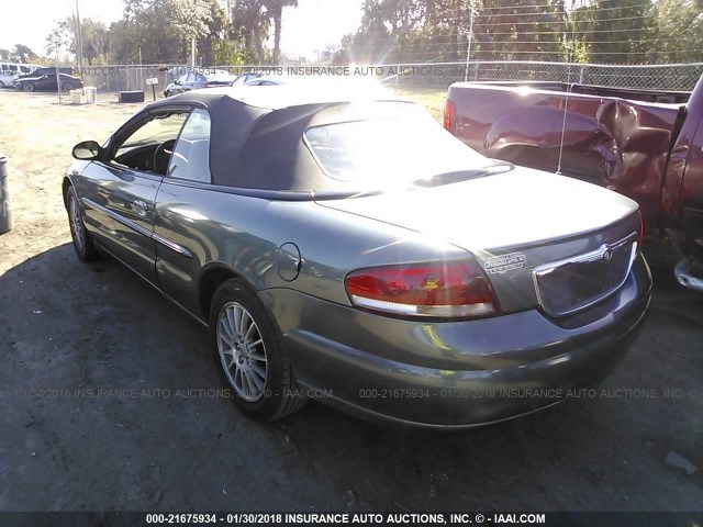 1C3EL55R26N131531 - 2006 CHRYSLER SEBRING TOURING BLUE photo 3