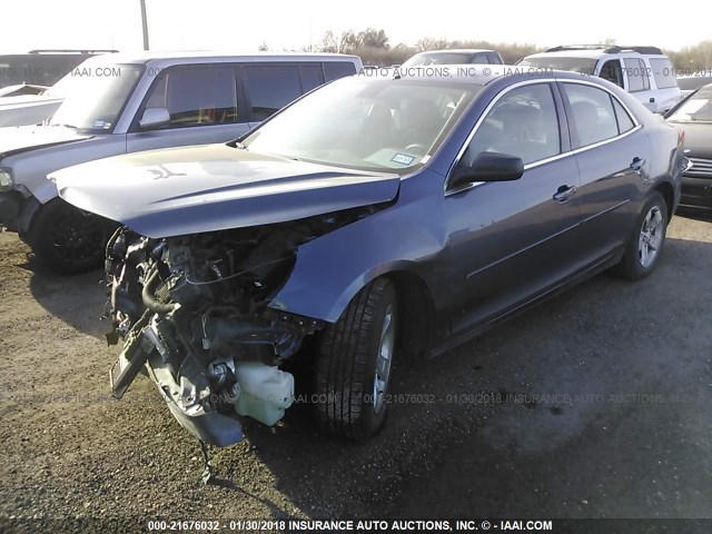 1G11B5SLXEF185464 - 2014 CHEVROLET MALIBU LS Mavi foto 2