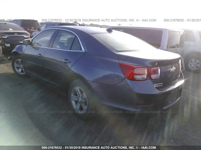 1G11B5SLXEF185464 - 2014 CHEVROLET MALIBU LS Mavi foto 3
