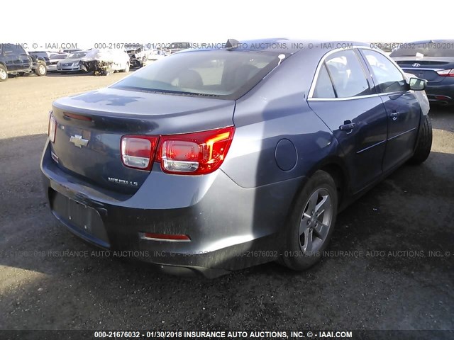 1G11B5SLXEF185464 - 2014 CHEVROLET MALIBU LS Mavi foto 4
