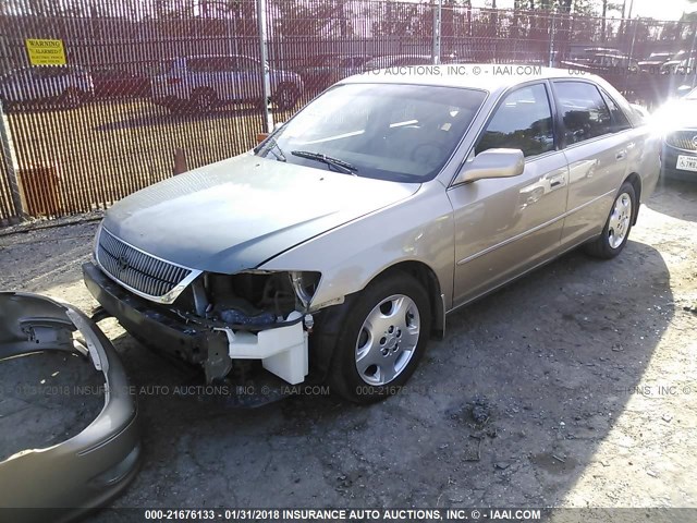 4T1BF28B84U373824 - 2004 TOYOTA AVALON XL/XLS TAN photo 2