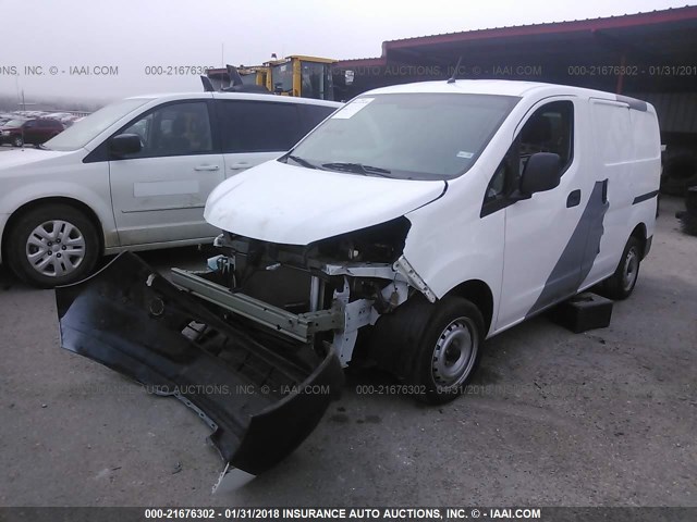 3N6CM0KN9FK716257 - 2015 NISSAN NV200 2.5S/2.5SV WHITE photo 2