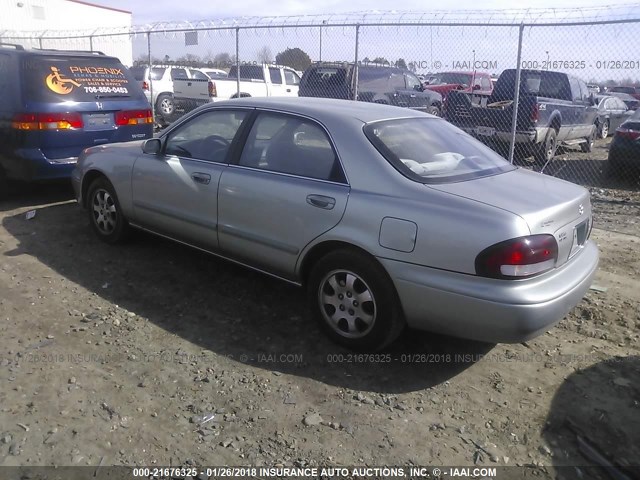 1YVGF22D4X5884900 - 1999 MAZDA 626 ES/LX Light Blue photo 3