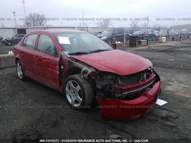 1G1AF5F53A7223539 - 2010 CHEVROLET COBALT 2LT RED photo 1