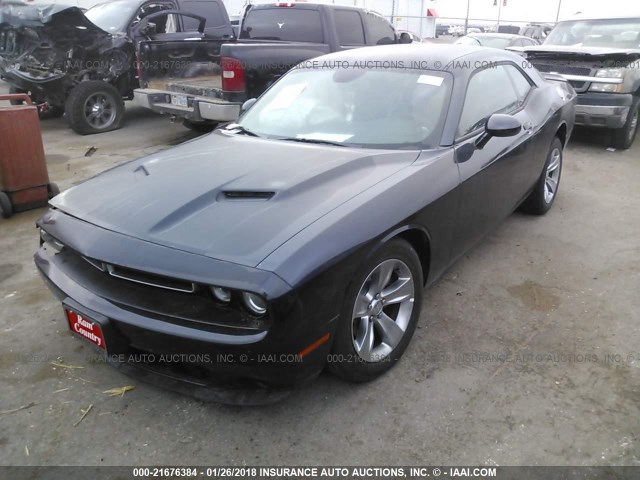 2C3CDZAG9JH128028 - 2018 DODGE CHALLENGER SXT GRAY photo 2