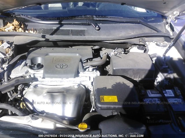 4T1BF1FK9CU177578 - 2012 TOYOTA CAMRY SE/LE/XLE SILVER photo 10