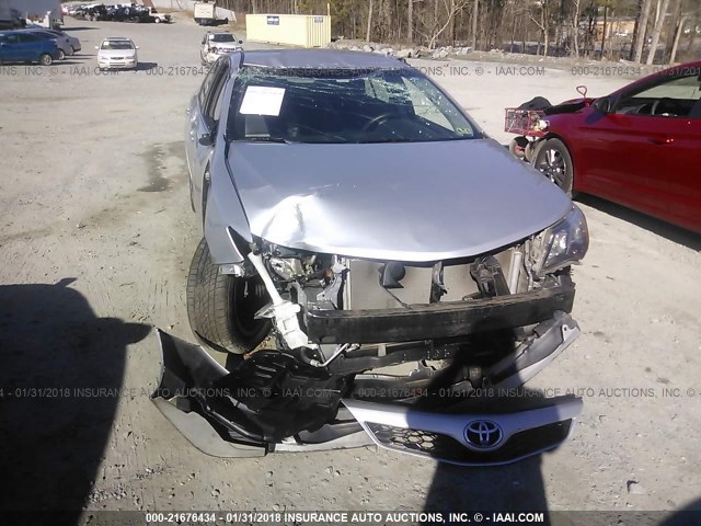 4T1BF1FK9CU177578 - 2012 TOYOTA CAMRY SE/LE/XLE SILVER photo 6