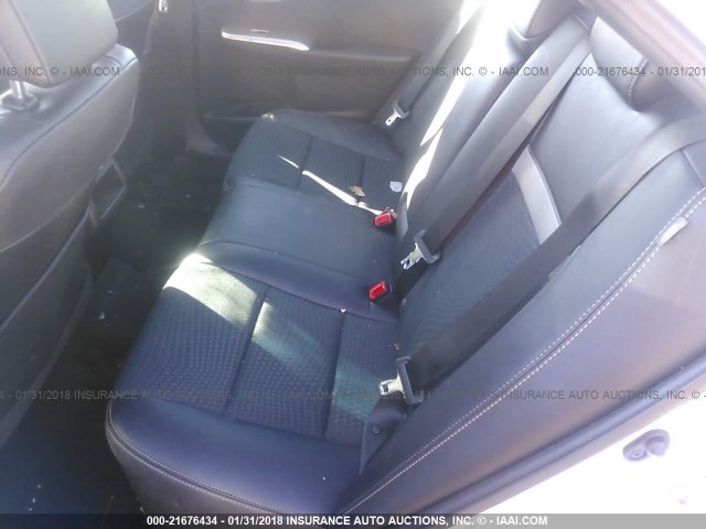 4T1BF1FK9CU177578 - 2012 TOYOTA CAMRY SE/LE/XLE SILVER photo 8