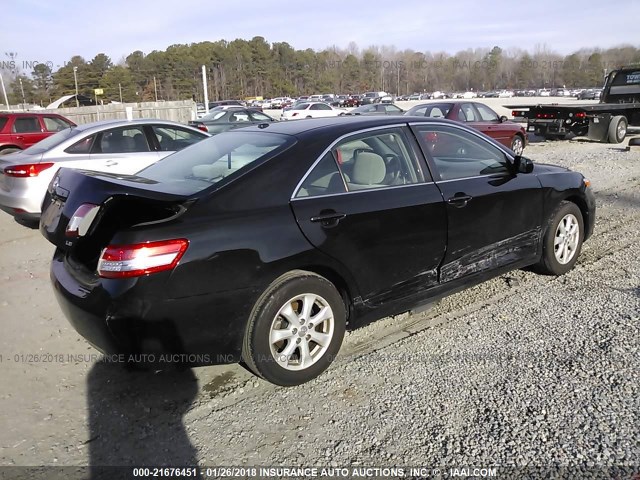 4T1BF3EK3AU059424 - 2010 TOYOTA CAMRY SE/LE/XLE 黑色 照片 4