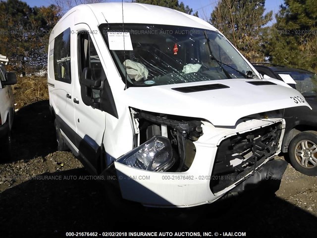 1FTNR1CM2FKB00596 - 2015 FORD TRANSIT T-250 WHITE photo 1