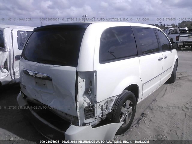 2D8HN54P18R111457 - 2008 DODGE GRAND CARAVAN SXT WHITE photo 6