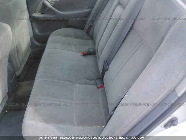 4T1BG22K31U845106 - 2001 TOYOTA CAMRY CE/LE/XLE 银色 照片 8