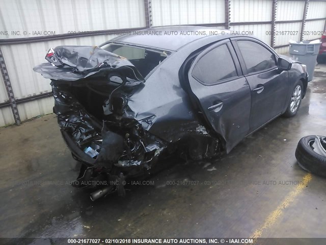 3MYDLBZV2GY130513 - 2016 TOYOTA SCION IA GRAY photo 4