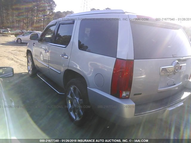 1GYS3BEF7CR191323 - 2012 CADILLAC ESCALADE LUXURY ვერცხლისფერი ფოტო 3