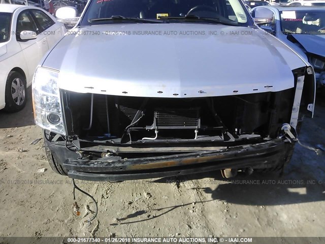 1GYS3BEF7CR191323 - 2012 CADILLAC ESCALADE LUXURY ვერცხლისფერი ფოტო 6