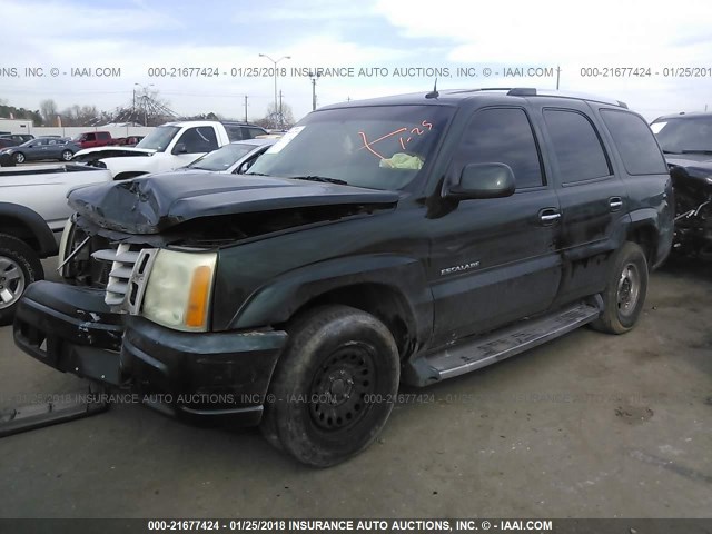 1GYEK63NX3R118013 - 2003 CADILLAC ESCALADE LUXURY GREEN photo 2