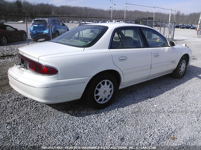 2G4WS52J811259201 - 2001 BUICK CENTURY CUSTOM WHITE photo 4