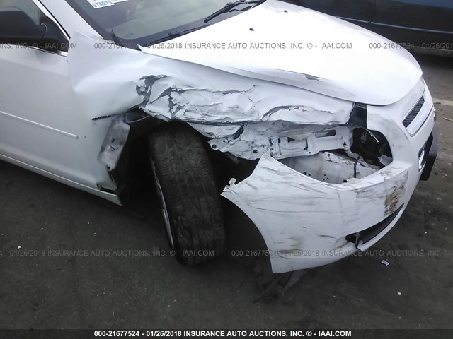 1G1ZB5E07CF210127 - 2012 CHEVROLET MALIBU LS 白色 照片 6
