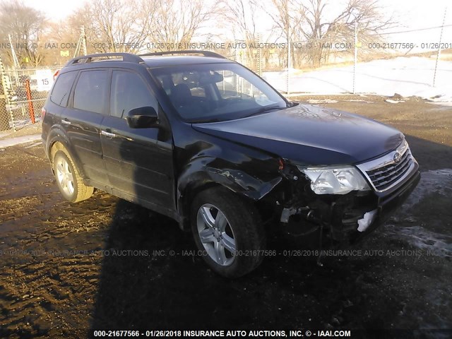 JF2SH6DC7AH700322 - 2010 SUBARU FORESTER 2.5X LIMITED BLACK photo 1