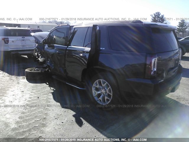 1GKS1AKC3GR181835 - 2016 GMC YUKON SLE BLACK photo 3