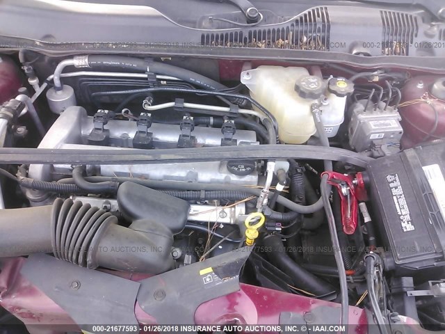 1G1ZS57F27F269643 - 2007 CHEVROLET MALIBU LS 栗色 照片 10