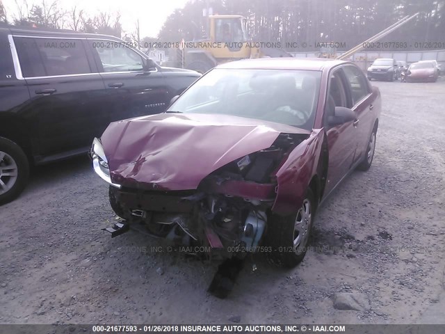 1G1ZS57F27F269643 - 2007 CHEVROLET MALIBU LS 栗色 照片 2