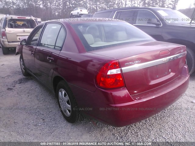 1G1ZS57F27F269643 - 2007 CHEVROLET MALIBU LS 栗色 照片 3