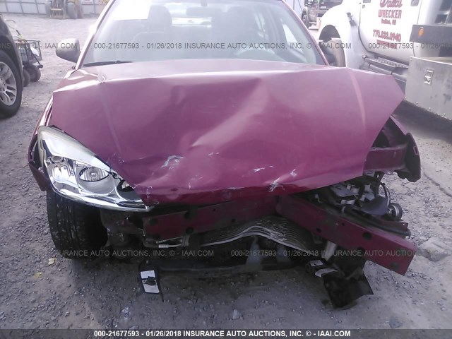 1G1ZS57F27F269643 - 2007 CHEVROLET MALIBU LS 栗色 照片 6