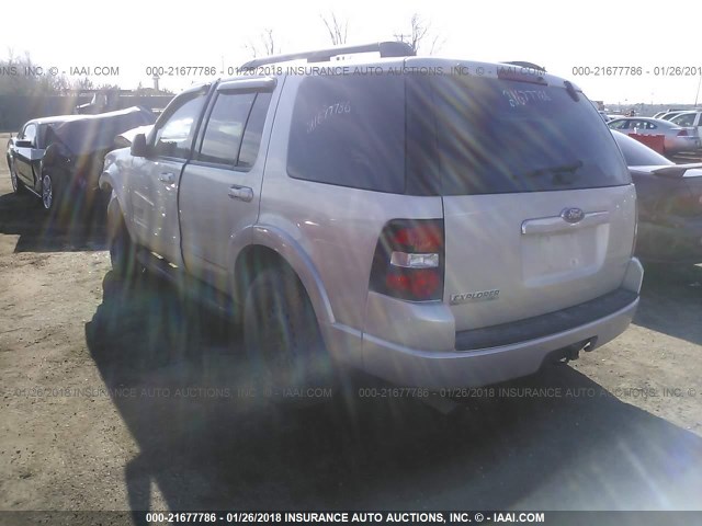 1FMEU73E57UB30851 - 2007 FORD EXPLORER XLT SILVER photo 3