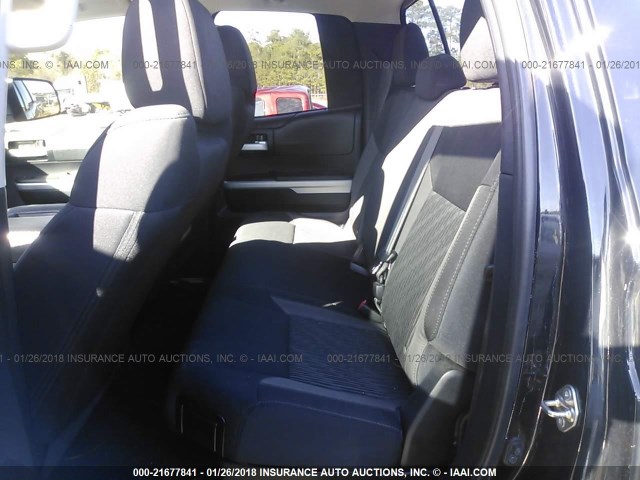 5TFRM5F12GX104273 - 2016 TOYOTA TUNDRA DOUBLE CAB SR/SR5 BLACK photo 8