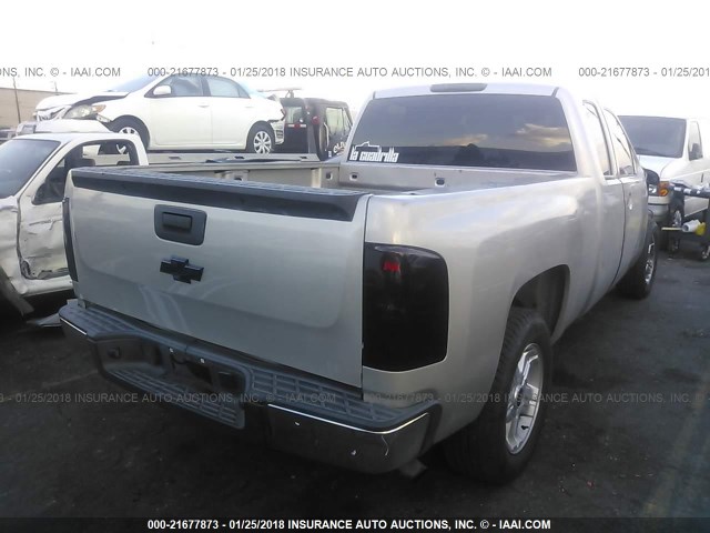 2GCEC29C791101978 - 2009 CHEVROLET SILVERADO C1500 LT SILVER photo 4