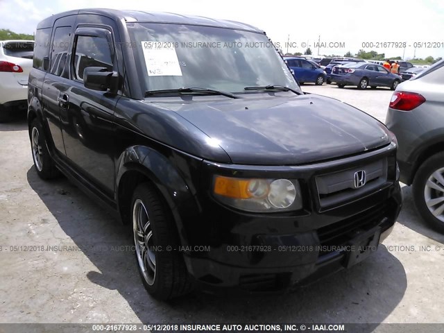 5J6YH18987L008239 - 2007 HONDA ELEMENT SC BLACK photo 1