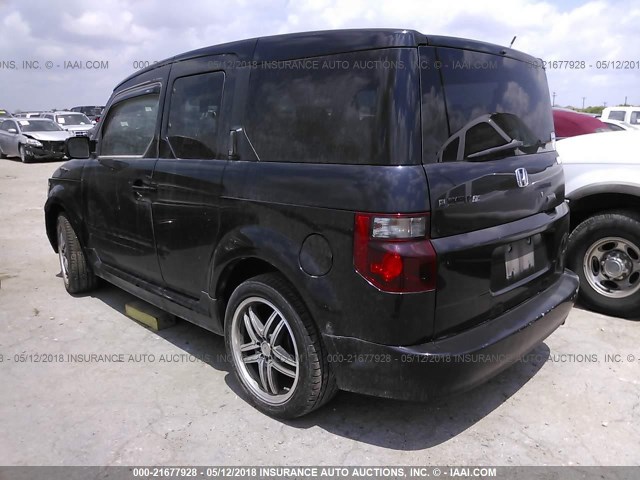 5J6YH18987L008239 - 2007 HONDA ELEMENT SC BLACK photo 3