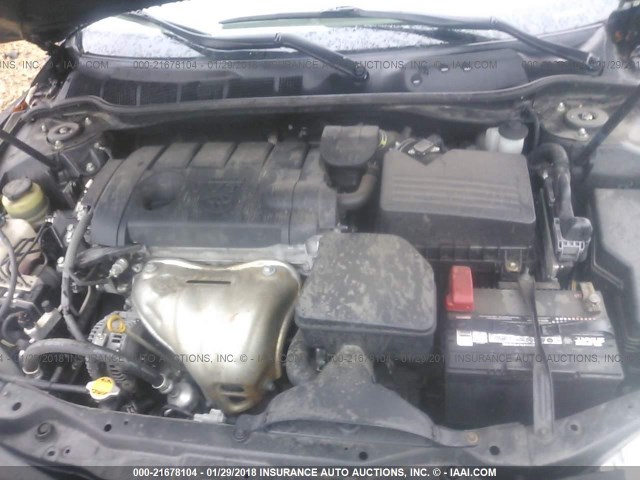 4T1BF3EK6BU751484 - 2011 TOYOTA CAMRY SE/LE/XLE BLACK photo 10