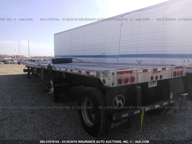 1GRDM9627BH713863 - 2011 GREAT DANE TRAILERS FLATBED  SILVER photo 3