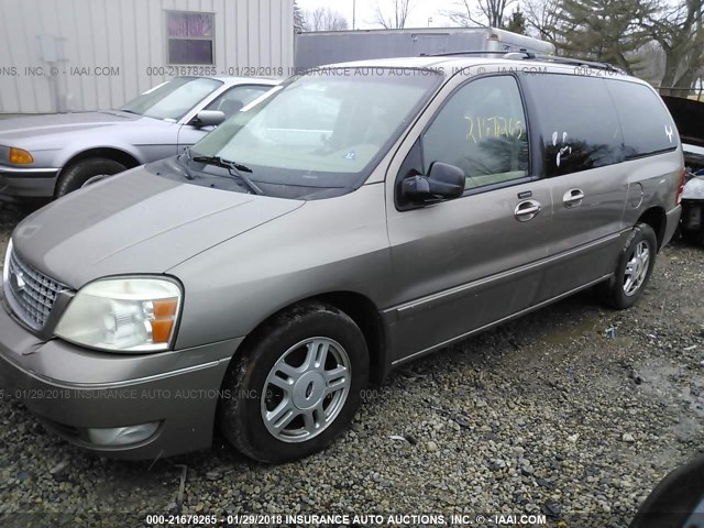 2FMZA52275BA85310 - 2005 FORD FREESTAR SEL TAN photo 2