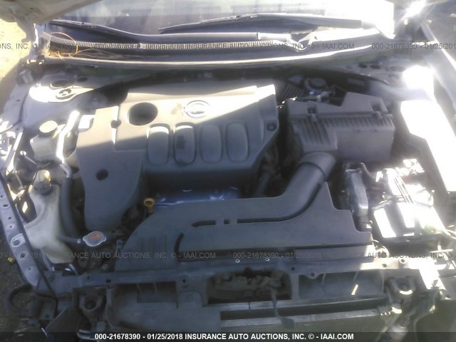 1N4AL24E59C142228 - 2009 NISSAN ALTIMA 2.5S GRAY photo 10