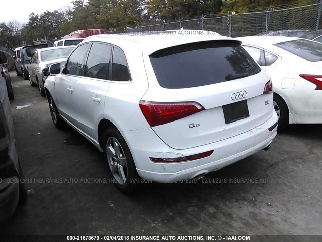 WA1KK78R19A023271 - 2009 AUDI Q5 3.2 WHITE photo 3