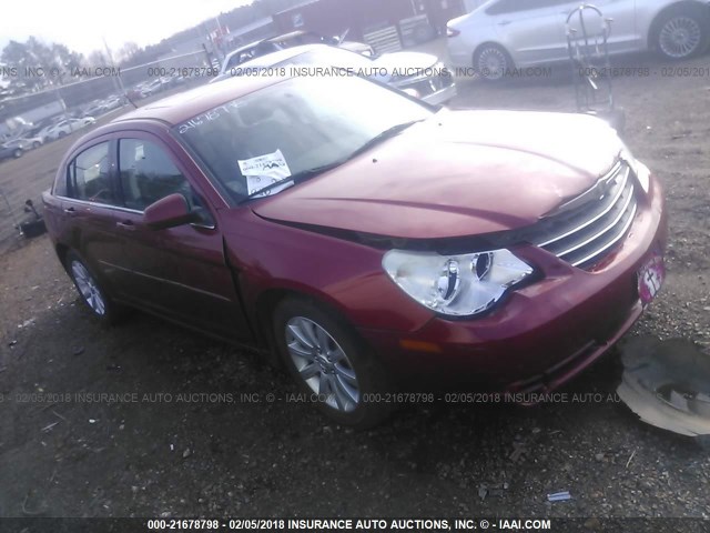 1C3CC5FB1AN223277 - 2010 CHRYSLER SEBRING LIMITED RED photo 1