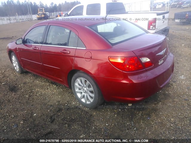 1C3CC5FB1AN223277 - 2010 CHRYSLER SEBRING LIMITED RED photo 3