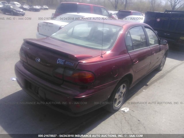 1G1NE52J33M663661 - 2003 CHEVROLET MALIBU LS წითელი ფოტო 4