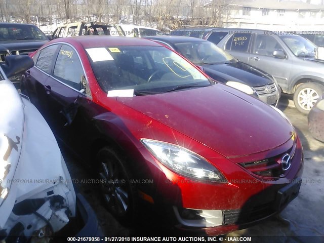 1YVHZ8DH6D5M10733 - 2013 MAZDA 6 TOURING RED photo 1