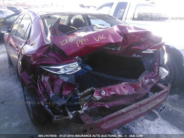 1YVHZ8DH6D5M10733 - 2013 MAZDA 6 TOURING RED photo 6