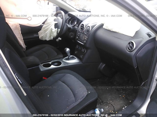 JN8AS5MV1CW407686 - 2012 NISSAN ROGUE S/SV SILVER photo 5